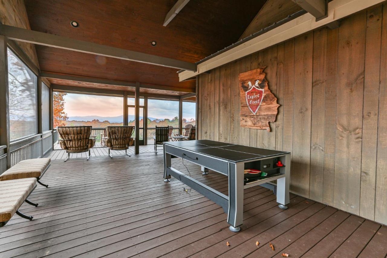 Villa Eagles Crest - Long Range Layered Mountain Views In Peaceful Neighborhood! Mineral Bluff Exterior foto